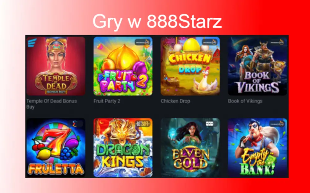 Gry hazardowe w kasynie online 888 starz