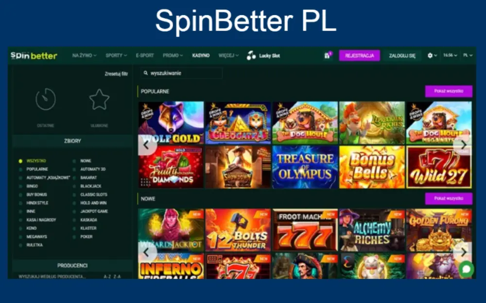 SpinBetter casino pl